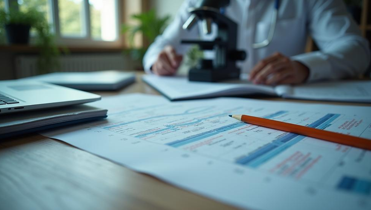 Scientist working with DNA samples in laboratory